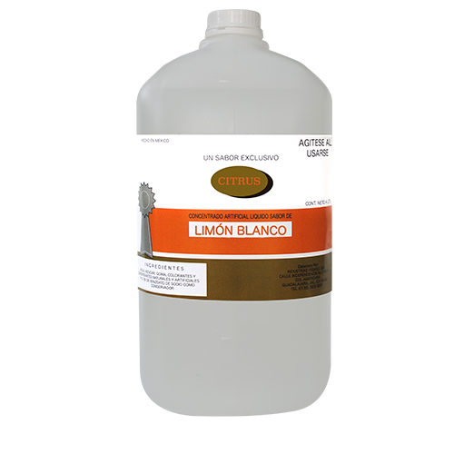 Saborizante líquido sabor limón blanco
